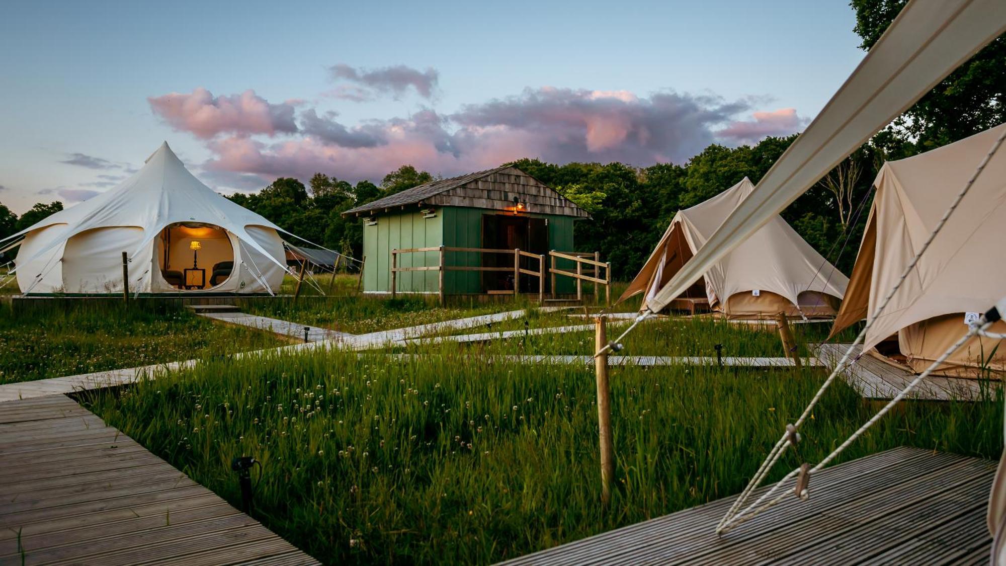 Вилла Luxury Glamping Retreat In Баттл Экстерьер фото