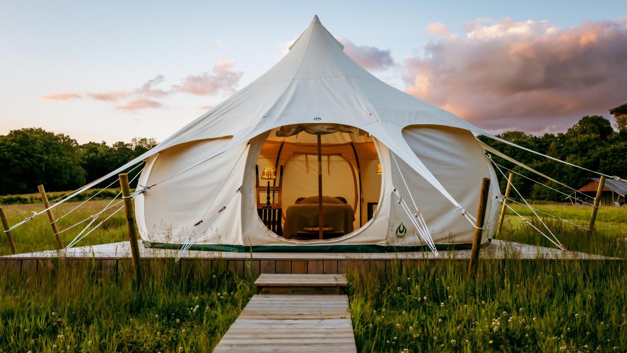 Вилла Luxury Glamping Retreat In Баттл Экстерьер фото