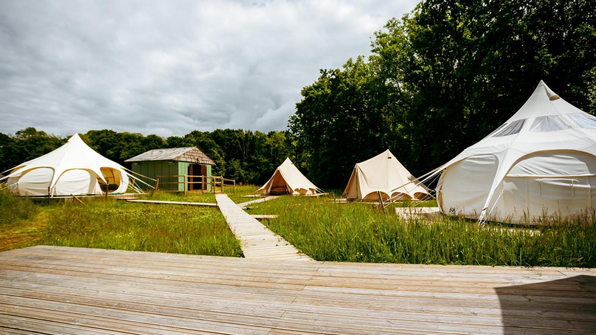 Вилла Luxury Glamping Retreat In Баттл Экстерьер фото